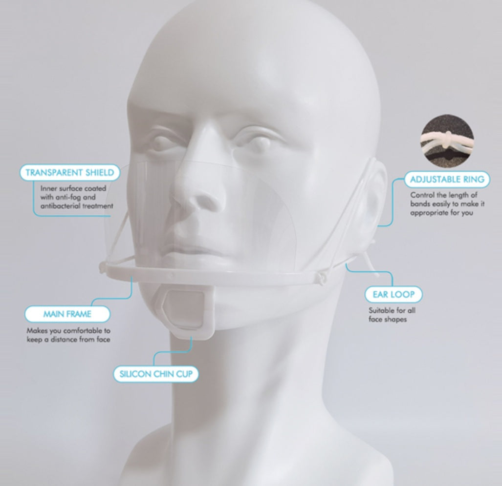 Mascarilla plástica