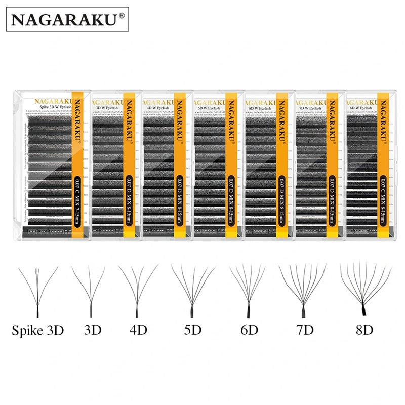 Pestañas Forma W Nagaraku